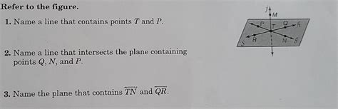 Applications of Lines Containing Points t and p